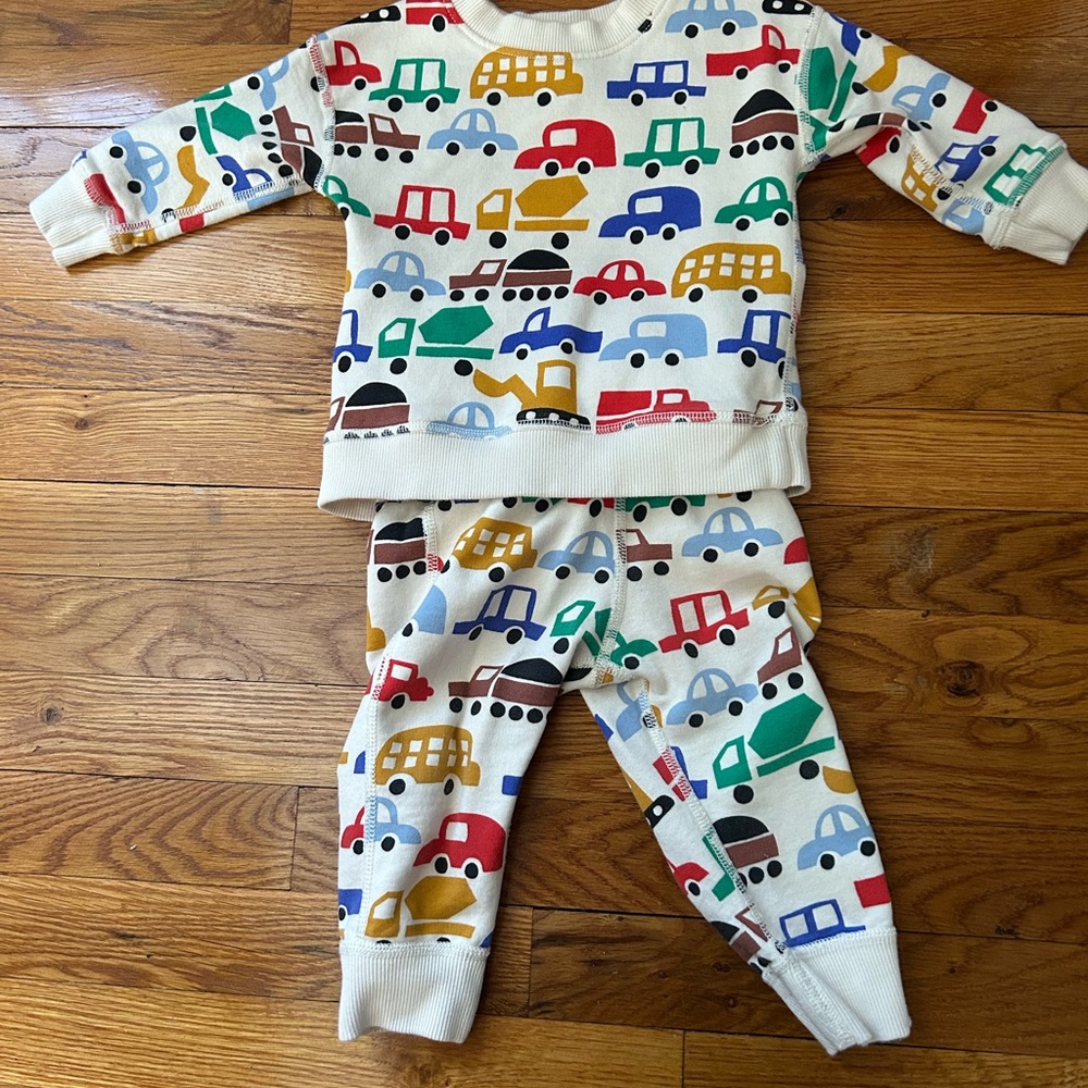 Hanna Andersson Kids Matching Set - Colorful Cars